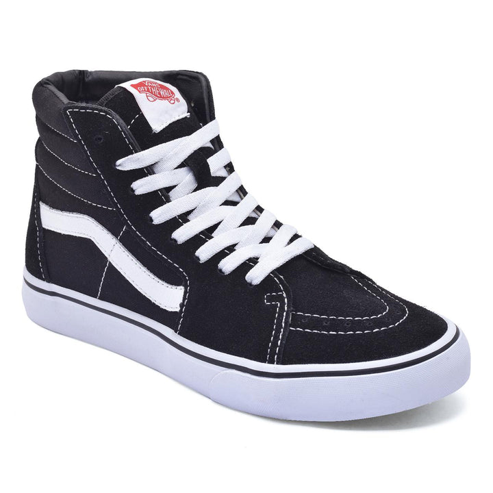 Tênis Vans SK8-Hi Skool Cano Alto Preto / Branco