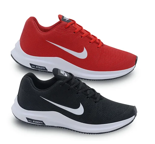 Combo Nike | Tênis Zoom Preto e Branco + Tênis Zoom Vermelho